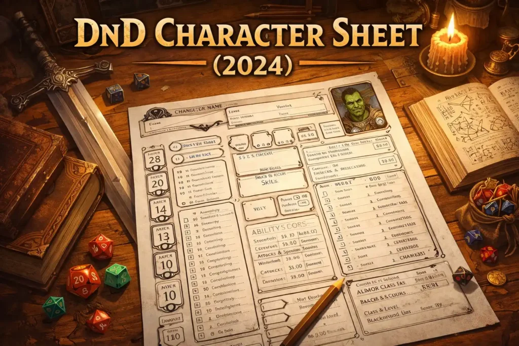 DnD Character Sheet (2024)