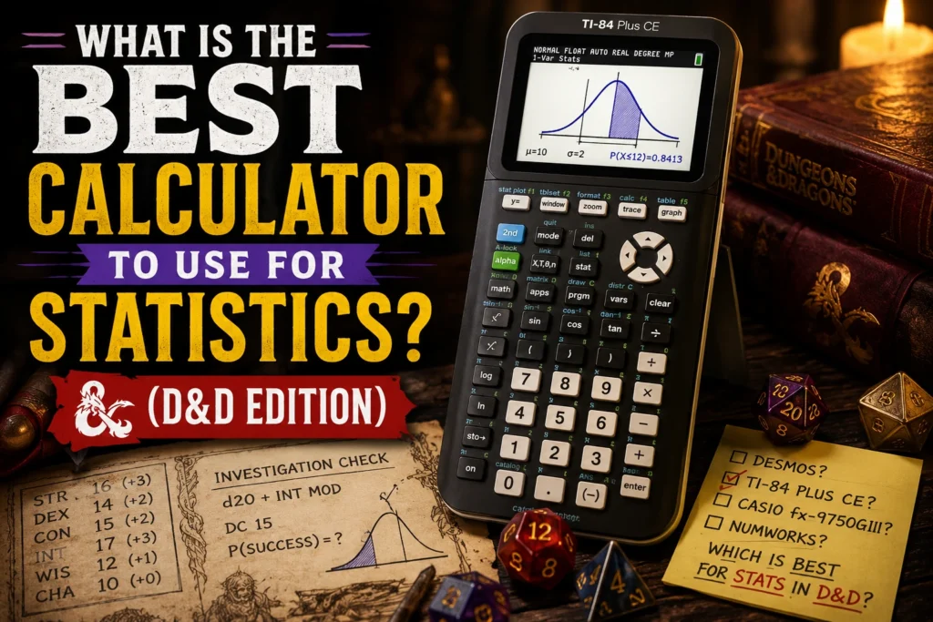 What Is the Best Calculator to Use for Statistics (D&D Edition)
